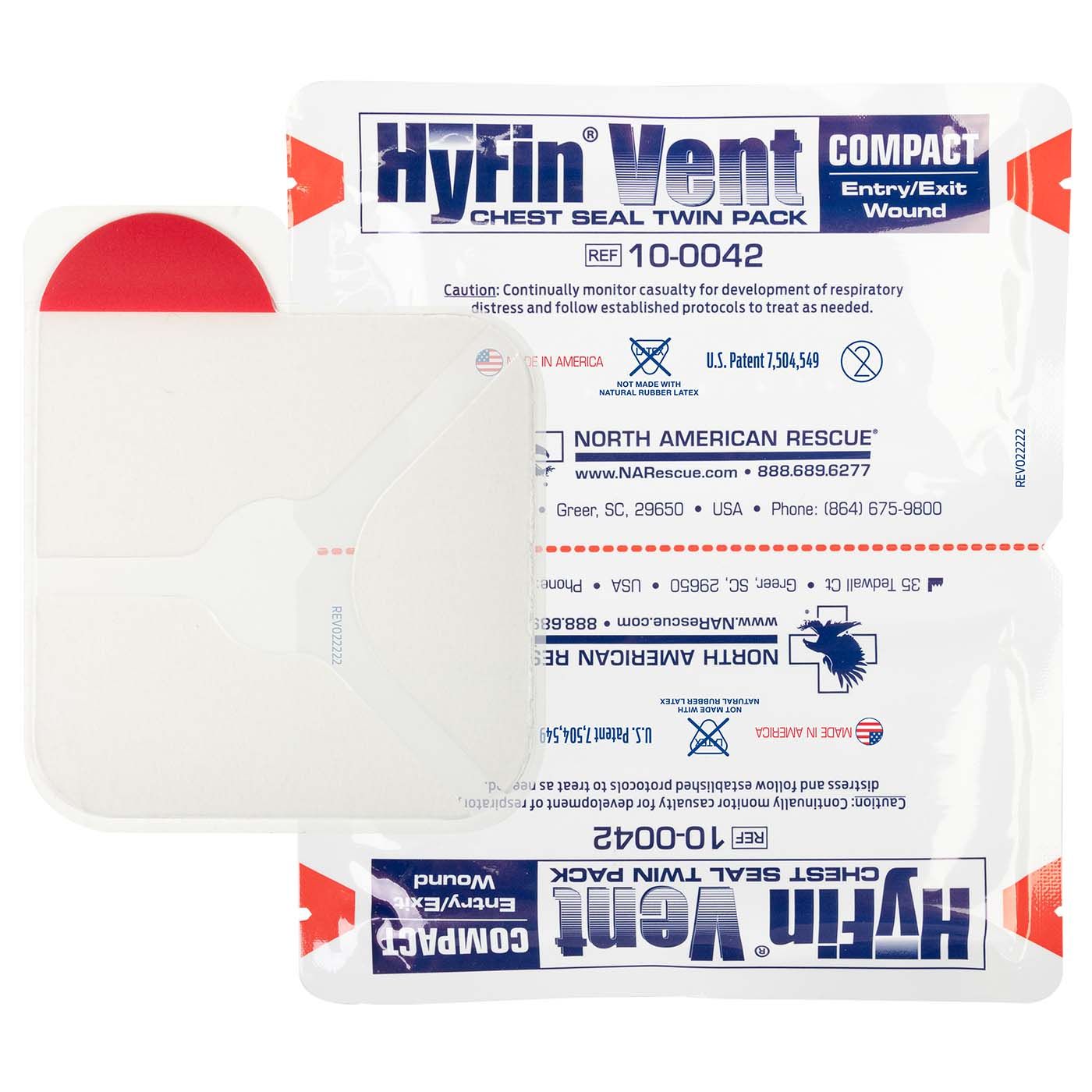 HyFin® Vent Compact Chest Seal (Twin Pack)