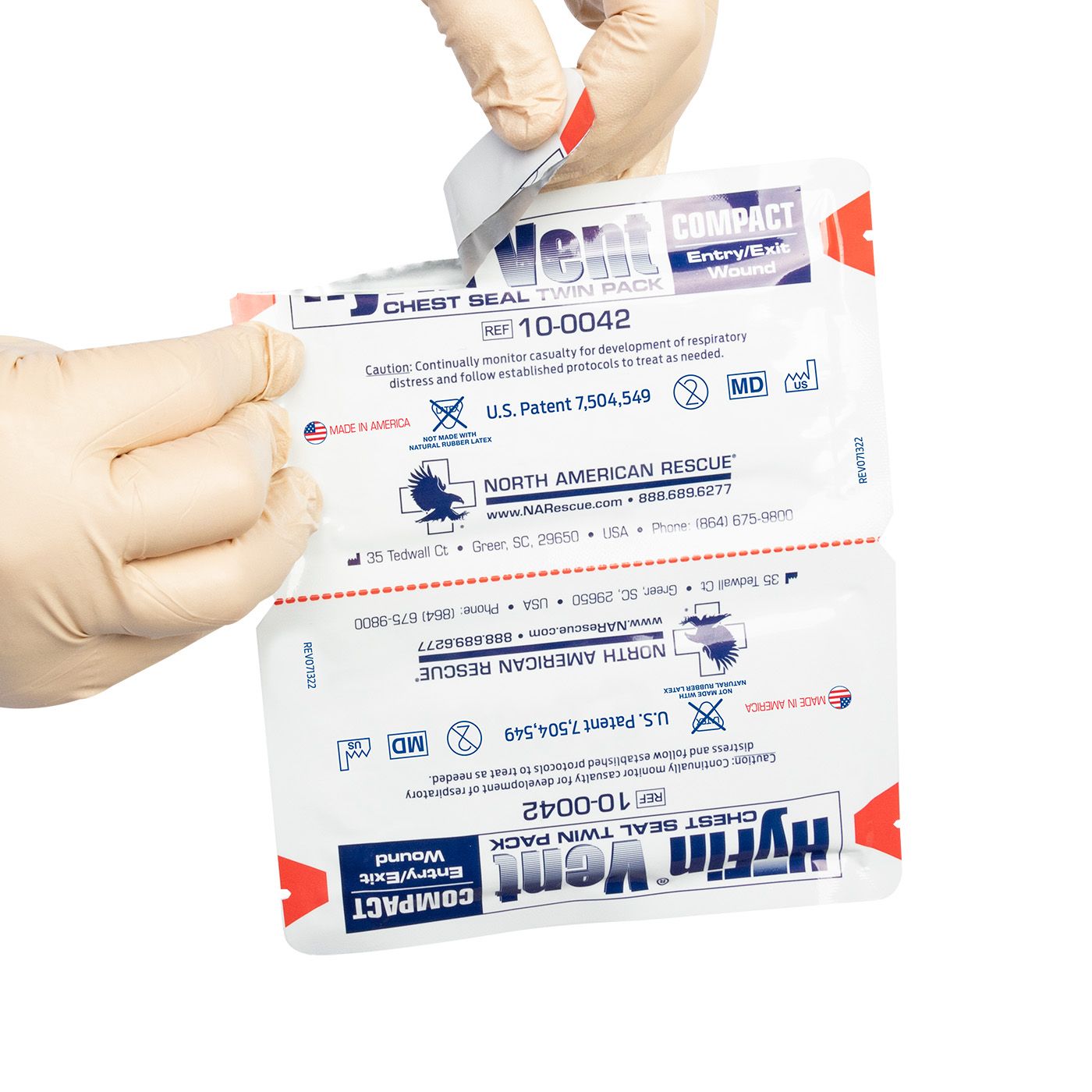 HyFin® Vent Compact Chest Seal (Twin Pack)