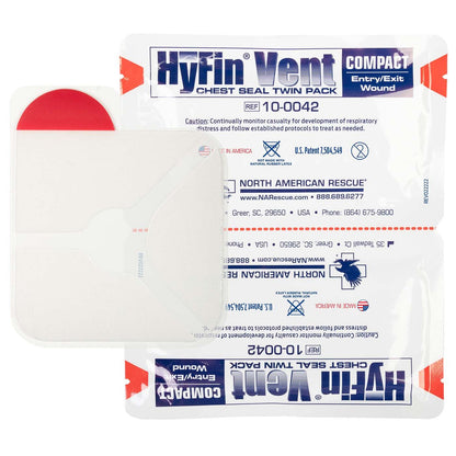 HyFin® Vent Compact Chest Seal (Twin Pack)